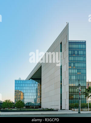 Los Angeles, 2 août : Vue extérieure de l'Administration centrale du ministère de la police de Los Angeles le 2 août 2018 à Los Angeles Banque D'Images