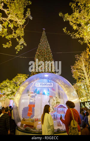 Los Angeles, novembre 19 : 17e édition de la fête de l'illumination de l'arbre d'événement Citi le Nov 19, 2018 à Los Angeles Banque D'Images