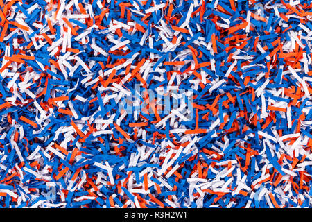 Les bandes de papier pêle-mêle contexte Banque D'Images