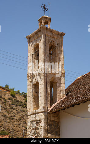 Ancienne église du village à Kakopetria, Chypre. Banque D'Images