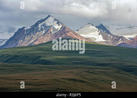 Sary Jaz Valley, région de l'Issyk Kul, Kirghizistan Banque D'Images