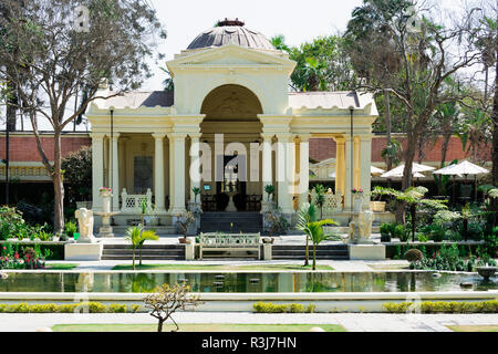 Jardin de rêves, Basanta Pavilion, Kaiser Mahal Palace, quartier de Thamel, Katmandou, Népal Banque D'Images