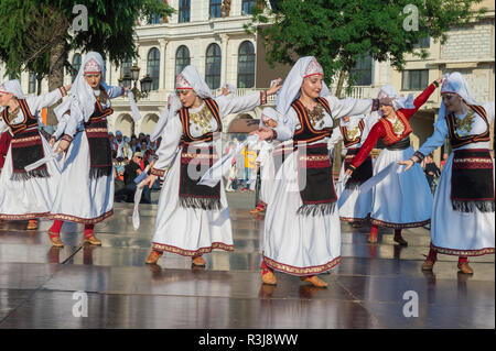 Festival International de Folklore, de la jeunesse, Skopje, Macédoine Banque D'Images