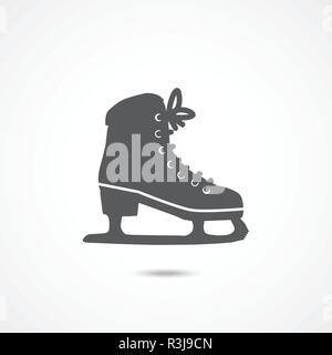 L'icône de patins à glace Illustration de Vecteur