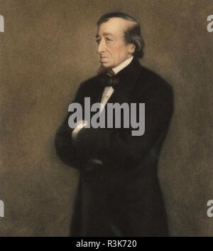 BENJAMIN Disraeli (1804-1881) homme politique conservateur britannique. Banque D'Images