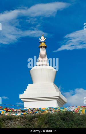 Chorten de Tagong, Monastère Tagong, l'ouest du Sichuan, Chine Banque D'Images