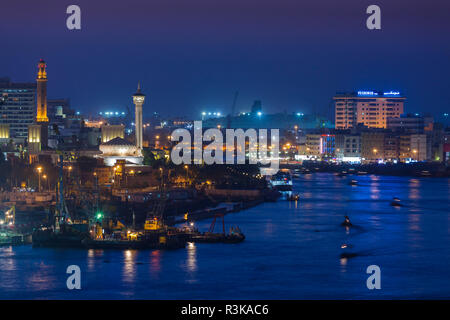 Émirats Arabes Unis, Dubai, Deira. Portrait de Dubai Creek Banque D'Images