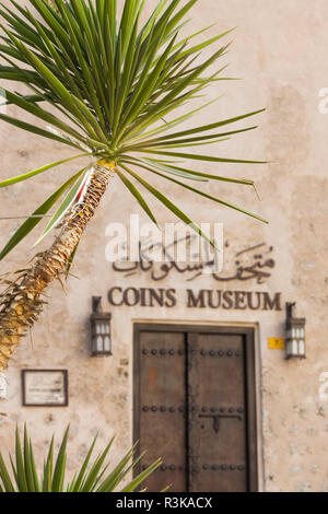 Émirats Arabes Unis, Dubai, Dubai, Al Fahidi quartier historique, Musée de pièces Banque D'Images
