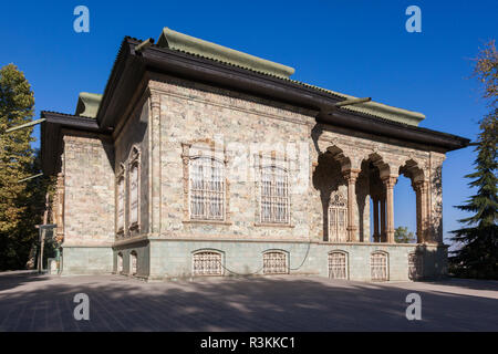 L'Iran, Téhéran, Sa'D Abad complexe de palais, Résidence d'été au cours de la période Pahlavi, Green Palace, palais Shahvand Banque D'Images