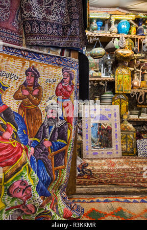Au centre de l'Iran, Ispahan, Bazar-e Bozorg, Marché intérieur Banque D'Images
