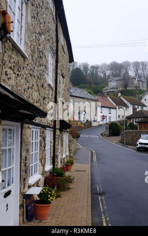 Pittoresque village de bière dans l'est du Devon UK Banque D'Images