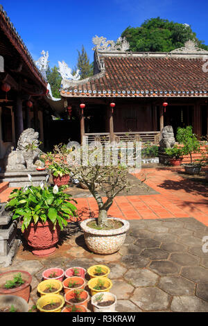 La Pagode Tam Thai sur Thuy Son Mountain, Da nang, Vietnam Banque D'Images