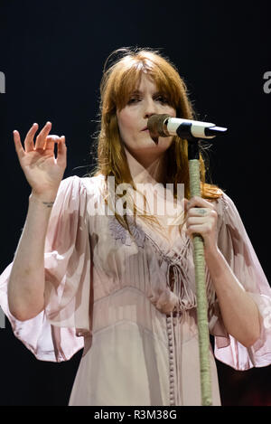 Manchester, UK. 23 novembre 2018. Florence et la Machien effectue à la Manchester Arena, en Angleterre. 23-11-2018 Crédit : Gary Stafford/Alamy Live News Banque D'Images