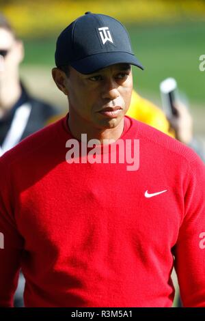 Las Vegas, NV, USA. 23 Nov, 2018. En présence de Tiger Woods pour Capital One's Le Match : Tiger Woods VS Phil Mickelson, Shadow Creek Golf Course, Las Vegas, NV le 23 novembre 2018. Credit : JA/Everett Collection/Alamy Live News Banque D'Images