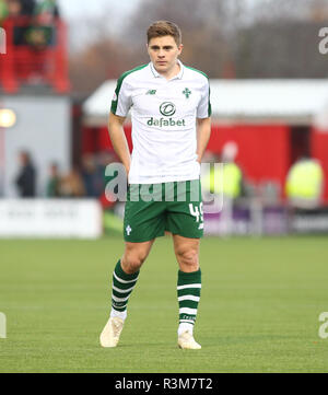 Espérons CBD Stadium, Hamilton, au Royaume-Uni. 24 Nov, 2018. Football Premiership Ladbrokes, Hamilton Academical contre Celtic ; James Forrest de crédit Celtique : Action Plus Sport/Alamy Live News Banque D'Images