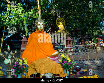 La Thaïlande, Chiang Mai, le Wat Prasingh est le plus visité place à Chiang Mai Banque D'Images