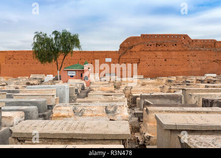 Cimetière juif de Marrakech (Marrakech, Maroc) Banque D'Images