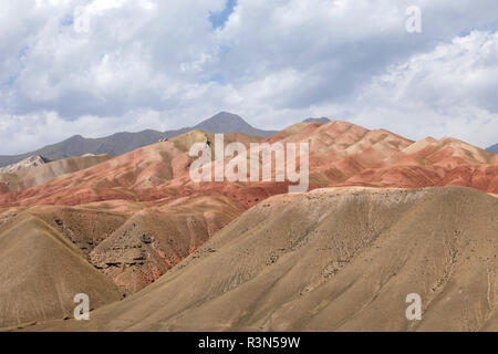 Paysage autour de la célèbre Pamir Highway M41 au Kirghizstan en Asie centrale Banque D'Images