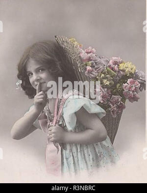 Image style victorien classique vintage enfants Banque D'Images