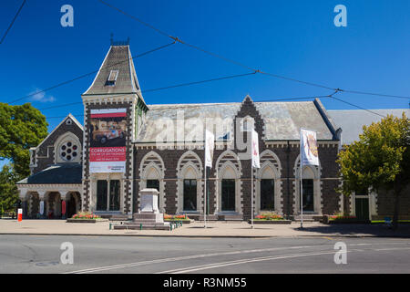 Nouvelle Zélande, île du sud, Christchurch, Canterbury Museum, extérieur Banque D'Images