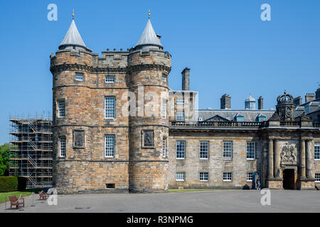 Palais de Holyrood House, résidence officielle d'Édimbourg en Écosse Monarchie Banque D'Images