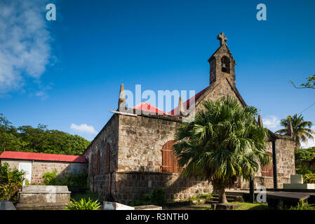 Saint Kitts et Nevis, Nevis. Église St. John's Figtree Banque D'Images