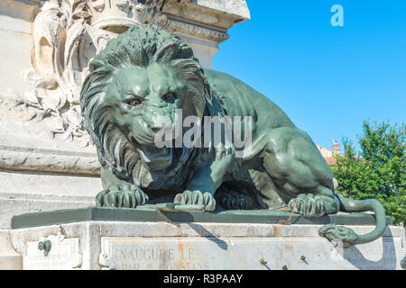 Monument commémorant le centenaire de l'annexion d'Avignon et Comtat Venaissin à la France, Avignon, France Banque D'Images