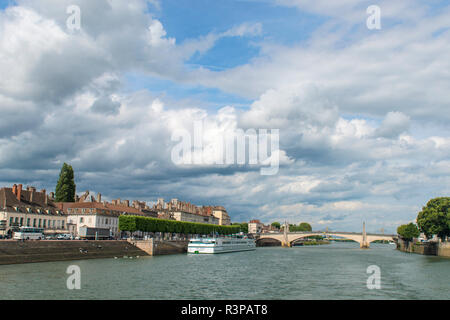 Chalon sur Saône, Saône, Bourgogne, France, Europe Banque D'Images