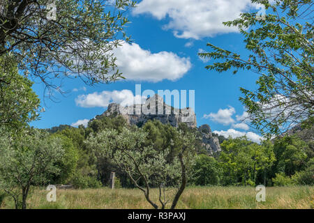 Van Gogh peint la montagne. Saint Remy de Provence, France, Europe Banque D'Images