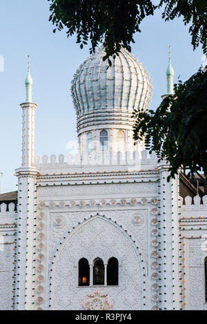 Détail du Taj Mahal à la ressemblance au Tivoli Gardens à Copenhague Banque D'Images