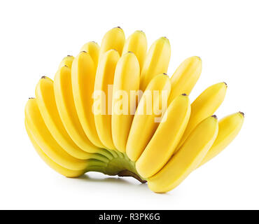 Les bananes. Bouquet de fruits isolés sur un fond blanc Banque D'Images