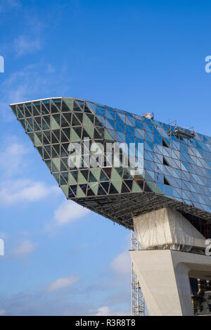 Belgique, Anvers. Nouveau bâtiment de l'Autorité portuaire d'Anvers par Zaha Hadid Banque D'Images