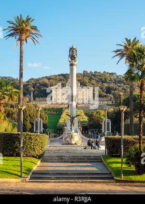 Frascati (Italie) - une petite ville de Castelli Romani en zone métropolitaine de Rome, célèbre pour les nombreuses Villa de noblesse pontificale. Banque D'Images