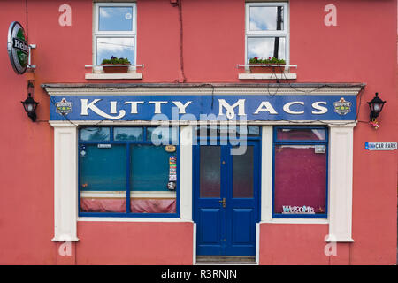 L'Irlande, dans le comté de Cork, anneau, Kitty Mac Pub, protections extérieures Banque D'Images