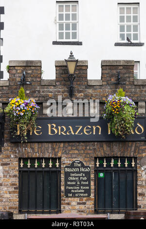 L'Irlande, Dublin, Irlande, le Brazen Head, le plus vieux bar extérieur, 1198 Banque D'Images