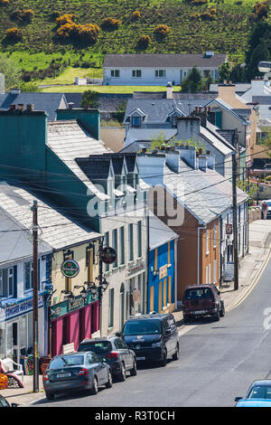 L'Irlande, comté de Donegal, Ardara, vue sur la ville Banque D'Images