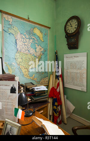 L'Irlande, le comté de Limerick, Limerick, Frank McCourt, 1930 Musée schoolhouse réplique Banque D'Images