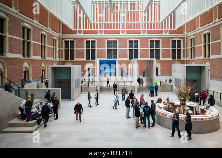 Pays-bas, Amsterdam. Rijksmuseum cour d'entrée Banque D'Images