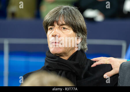 Gelsenkirchen, Allemagne 18 novembre 2018 Nations UEFA League Allemagne - Pays-Bas de l'Allemagne basse Joachim coach Banque D'Images