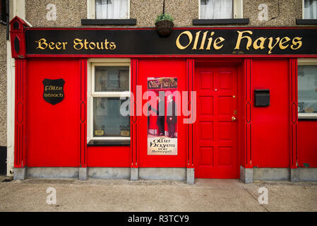 L'Irlande, dans le comté d'Offaly, Moneygall, Hayes' Bar et pub, site d'entre nous la visite du Président Barack Obama, extérieur Banque D'Images