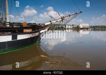 L'Irlande, le comté de Wexford, New Ross, Dunbrody Famine Ship Banque D'Images