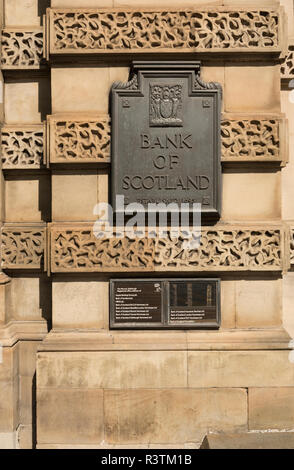 Bank of Scotland Siège social. Rue du marché. Édimbourg. L'Écosse. United Kingdom Banque D'Images