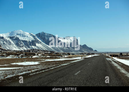 Ring en Islande, l'hiver Banque D'Images