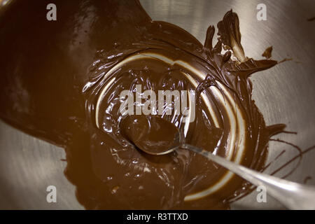 Chocolat au bain Banque D'Images