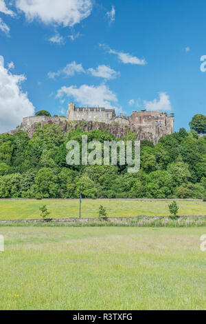 Royaume-uni, Ecosse, Stirling. Le Château de Stirling, construit par les rois, James Stewart James IV, V et VI James au 16ème siècle Banque D'Images