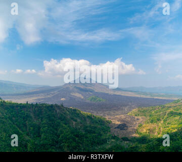 Mont Batur trekking Banque D'Images
