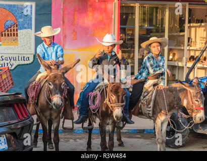 Les trois Amigos à Sayulita, Mexique (usage éditorial uniquement) Banque D'Images