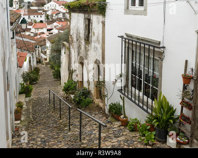 L'ancien quartier juif à Castelo de Vide. Portugal Banque D'Images