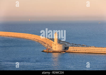Phare du port de Livourne, Italie Banque D'Images