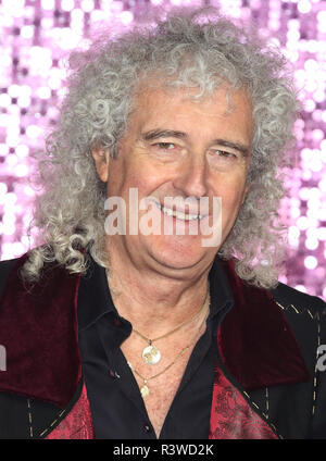Bohemian Rhapsody UK Premiere au SSE Arena Wembley, Londres avec : Brian May Où : London, Royaume-Uni Quand : 23 Oct 2018 Source : WENN.com Banque D'Images